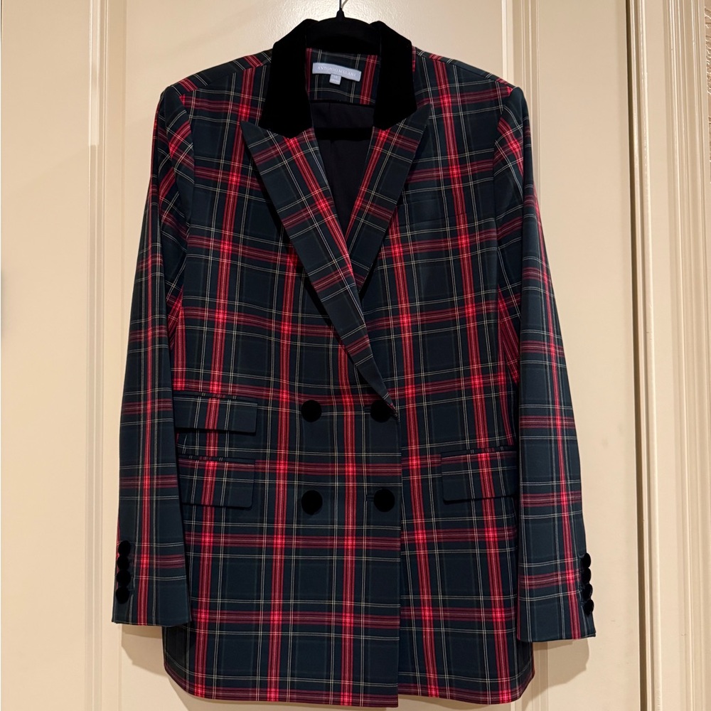 Antonio Melani Natalia Plaid Jacket and Pants